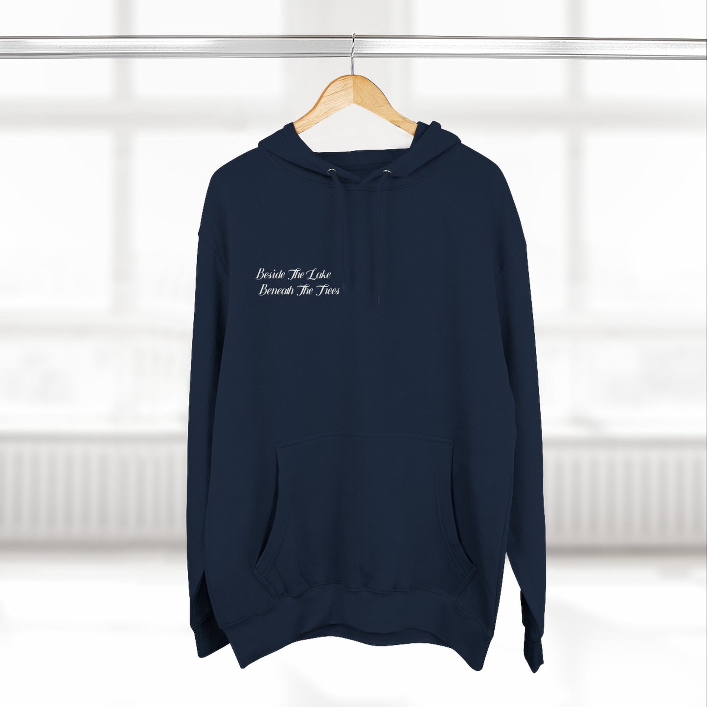 Three-Panel Fleece Hoodie