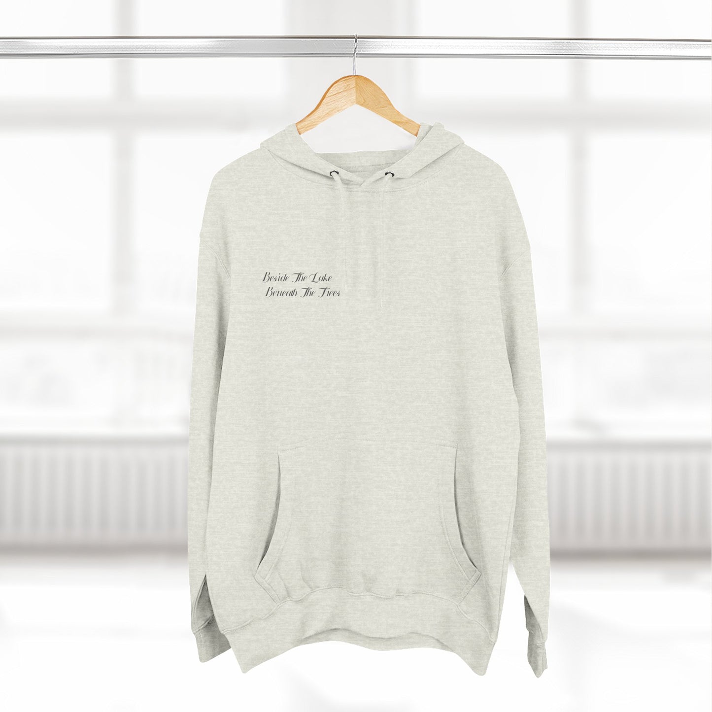 Three-Panel Fleece Hoodie