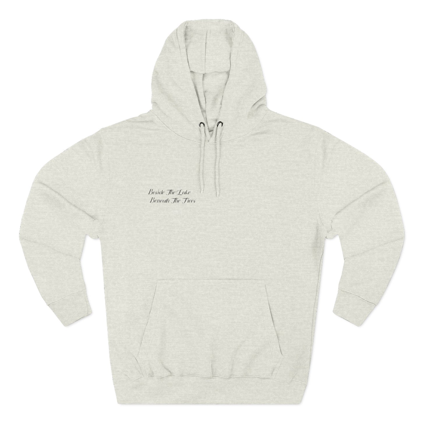 Three-Panel Fleece Hoodie